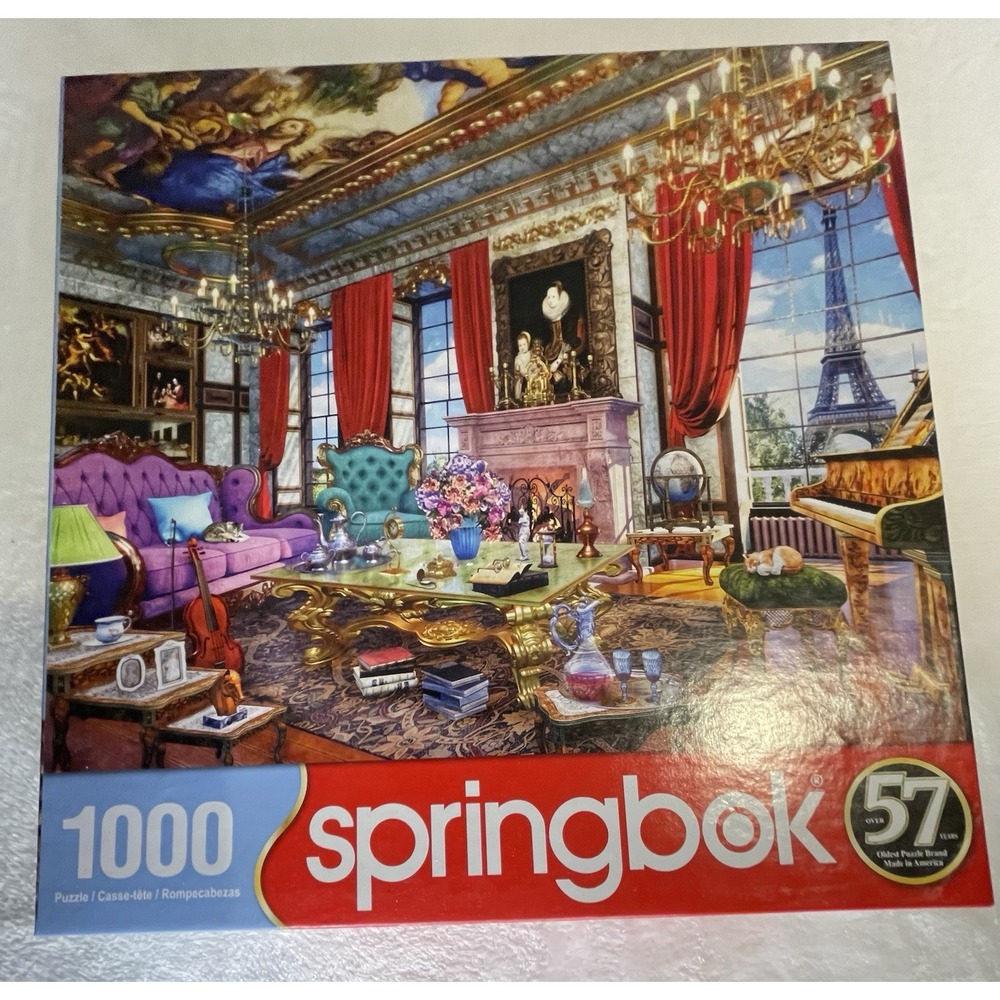 Springbok 1000 Piece Jigsaw Puzzle Palace In Paris